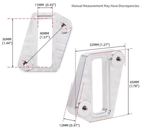 Weld maf sensor base - weld-on,