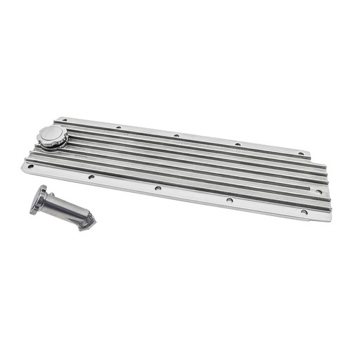 Polished aluminum valley plate - valley,